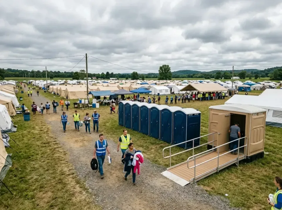 disaster-relief-camp-restrooms-010 — frequently asked questions, Dumpster & Portable Bathrooms Rental in Collegedale, TN